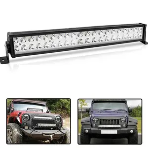 22In Off-Road Lights, Triple Row LED Light Bar with Wiring Harness, Flood-Spot Combo Waterproof Driving Lamp for Truck, SUV