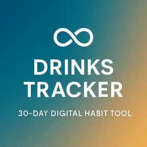 Drinks Cravings Habit Tracker 30-Day Digital Tool PDF for Awareness & Reflection Journal