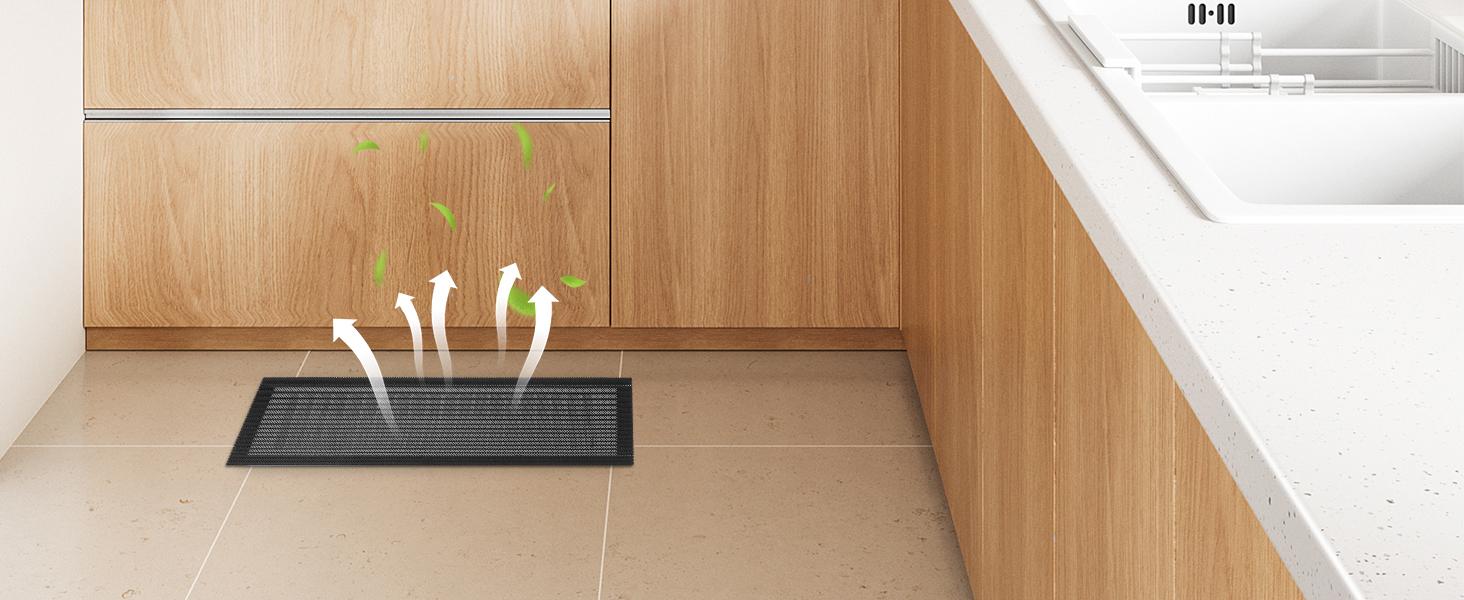 Floor Vent Covers Magnetic Vent Covers Air Vent Covers Mesh Screen Register Vent Covers for Home, Floor, HVAC, AC, Grilles, and RV Vents