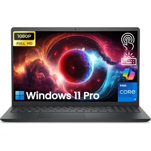 Dell 15 Touchscreen Business Laptop, Intel Core i7 1355U, 15.6'' FHD Anti-Glare Touch Screen, Windows 11 Pro, Intel Graphics, Backlit Keyboard, Fingerprint, BT + Wi-Fi, | 16 GB RAM + 1TB SSD