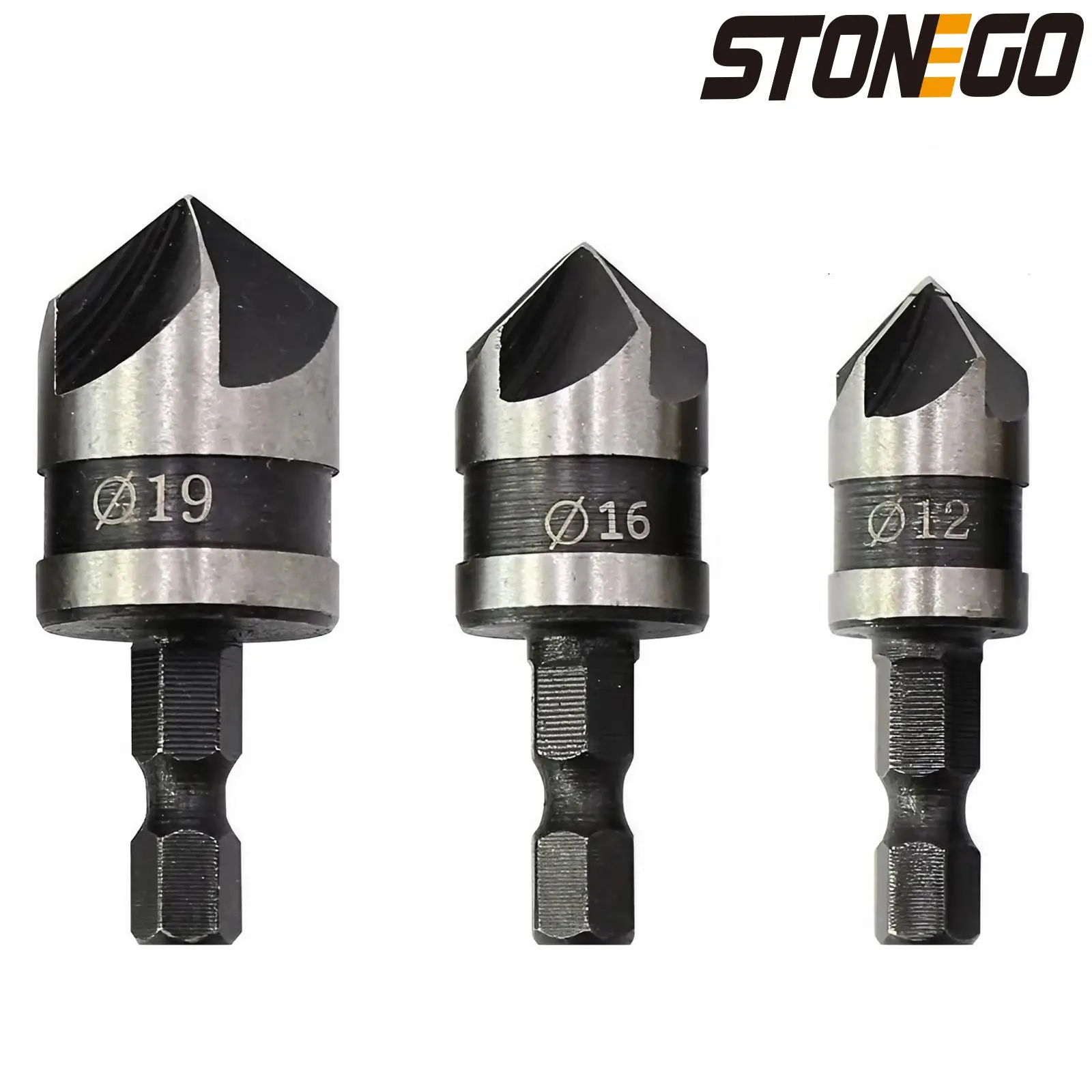 5-edge Drill Bit, 90 Degree Chamfer Bit For Wood Metal, Non-slip Drill Bit For Woodworking & Metalworking