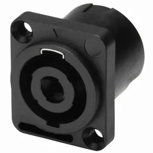 AMERICAN RECORDER 4 Pole Speaker (SPEAK-ON TYPE) D Type Chassis Panel Mount Connector