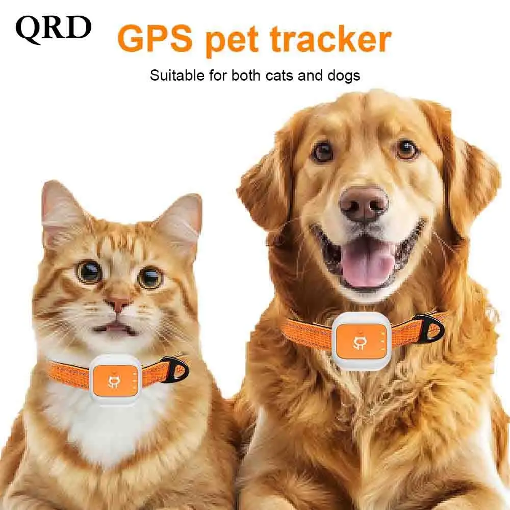 Qrd 4g Tractive Smart Dog GPS Tracker, No Subscription Fees, Supports Wi-Fi, Lbs, GPS, Beidou, Advanced Pet Tracking Solution