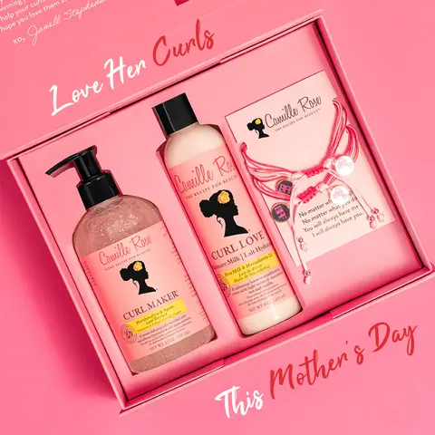 Camille Rose The Curls Besties Kit - The Perfect Pair with Curl Love Moisture Milk & Curl Maker to Hydrate, Soften & Define Every Strand - Beloved by the Curl Community