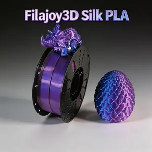 Filajoy3d Pla 3D Printer Filament, Dual Color Pla Material 1.75mm, Multi-Color Gradient, Precision +/-0.02mm, 250g Spool, Blue