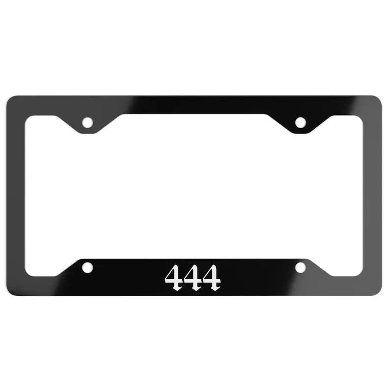 Custom Angel Number Car License Plate Frame, Astrology Car Accessories for Women, Cute Car Decor, 111 444 y2k Personalised Bumper