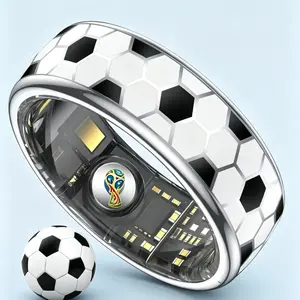 2026 Football Smart Ring is a high-tech ring with blood oxygen and heart rate health monitoring capabilities