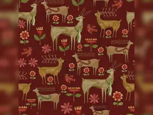 Kringle | Garden Red by Teresa Kogut for Riley Blake