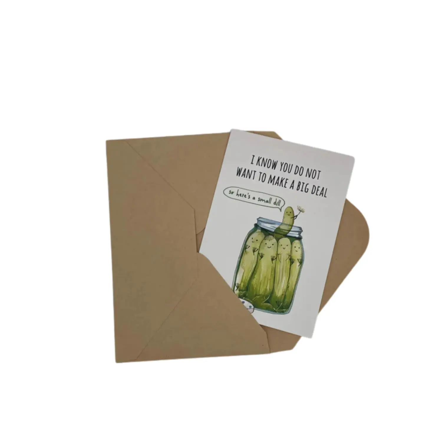 Pickles Personalized Birthday Greeting Card, Custom Message Card for Special Occasions (Office Stationery & Supplies), Funny Greeting Cards