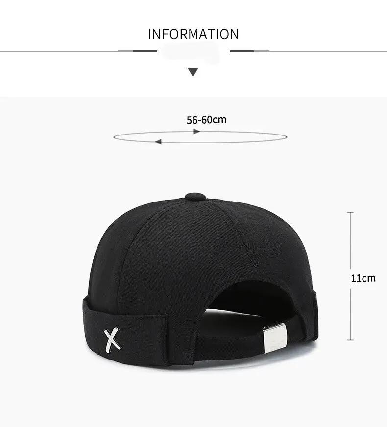 Spring New Hat, Korean Version Street Hat, Personality, Beanie, Round Hat, Sailor, Landlord Hat, Men's And Women's Niche Spring New Hat, Korean Version Street Hat, Personality, Beanie, Round Hat, Sailor, Landlord Hat, Men's And Women's Niche