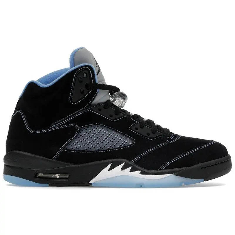 Jordan Men's 5 Retro Black University Blue (2026) Shoes, from StockX Jordan Men's 5 Retro Black University Blue (2026) Shoes, from StockX