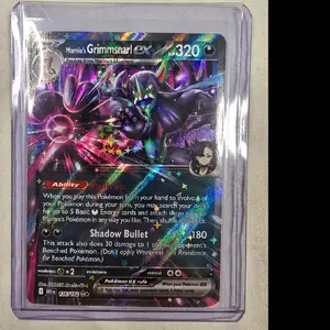 Marnie's Grimmsnarl EX - Evolved from Marnie's Mornin - HP320 - Shadow Bullet Attack - 180 Damage - Weakness 2 - Resistance 2 - Pokemon GX Rule