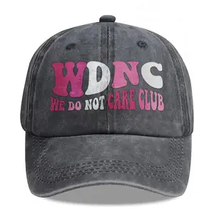 One area - Embroidered Hat, WDNC Baseball Cap, Perfect For Gifts, Daily Wear, We Do Not Care Club Hat, Menopause Perimenopause Women
