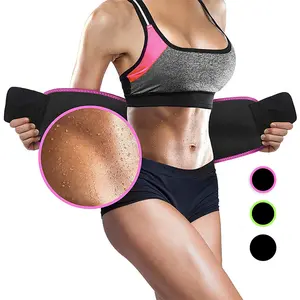 Adjustable colorful thermal sweat-wicking waist belt for fitness and running, unisex waist and abdominal support belt