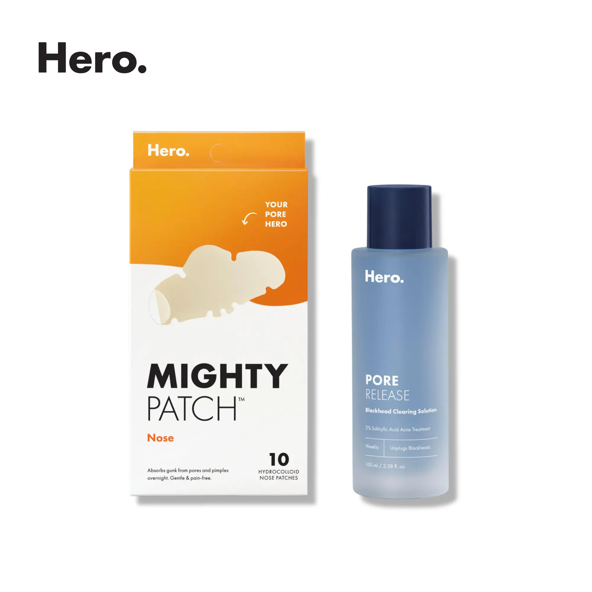 Hero Pore Perfection Pair, Pore Release and Mighty Patch Nose