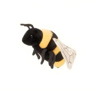 Cute Bee Plush Toy, Honey bee Plush Toy,PlushiesSoft Insect Plush Toy, Stuffed Bee Animal Doll,Cute Honeybee Plush Doll,Home Decor and Holiday Gifts for Youngsters, 22cm (Bee)