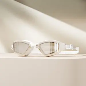 HD Anti Fog Waterproof Swimming Glasses for Men Women Diving Swim Equipment with Stereo Effect Comfort Fit UV Protection Wide Vision Goggles