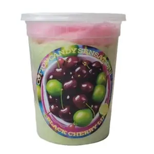 Black Cherry Lime Gourmet Cotton Candy - Cotton Candy Sensations 200+ Flavors
