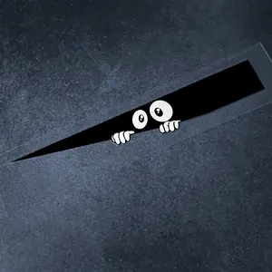 1PC "Peeking Cute Eyes Themed" Car Sticker, Universal Car Sticker, Car Decals for Car Body, Motorcycle Decoration, Notebook, Create Funny Meme-Styled Items, A Must for Meme Enthusiasts & Personalized Car Owners, Help Your Items Show Unique Humorous Taste
