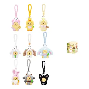 【TOPTOY】Disney Winnie the Pooh Happy Farm Series Vinyl Plush Blind Box, Cute Figures, Desktop Ornament, Collectible Toys, Birthday & Holiday Gift