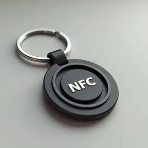 NFC Key Ring - High-Tech Keyring for Easy Sharing, Instant Networking, and Enhanced Reach with NFC Functionality