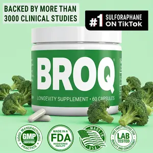 Longevity Supplement to Slow Aging, Reduce Inflammation & Detox | BROQ Sulforaphane