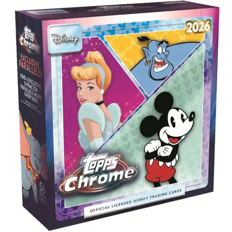 2026 Topps Chrome Disney Mega Box