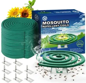 Mosquito Repellent Coils - Outdoor Use Reaches Up to 10 feet - Each Coil Burns for 5-7 Hours (20 coils & 8 Coil Stands)