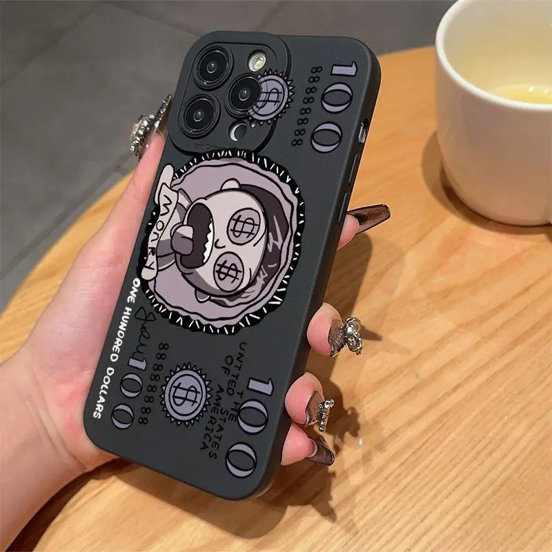 Creative Money Pattern Smartphone Case - Anti-Drop Protection Cover, Phone Accessory for iPhone 17/16/15/14/13/12/11 Pro Max, X/XS MAX, 12/13 Mini, SE4/16E