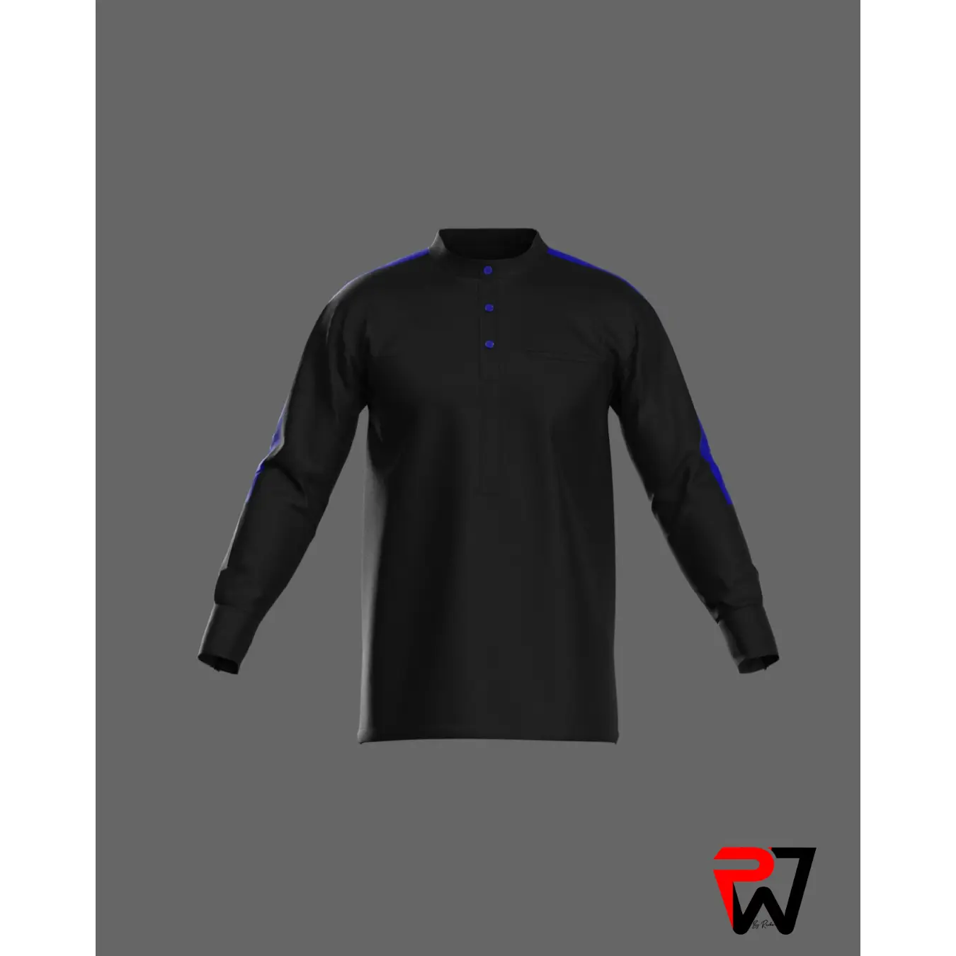 Black and Blue Tunic