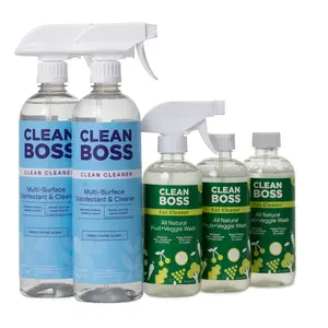 All Natural Fruit and Veggie Wash & Multi-Surface Botanical Disinfectant Bundle