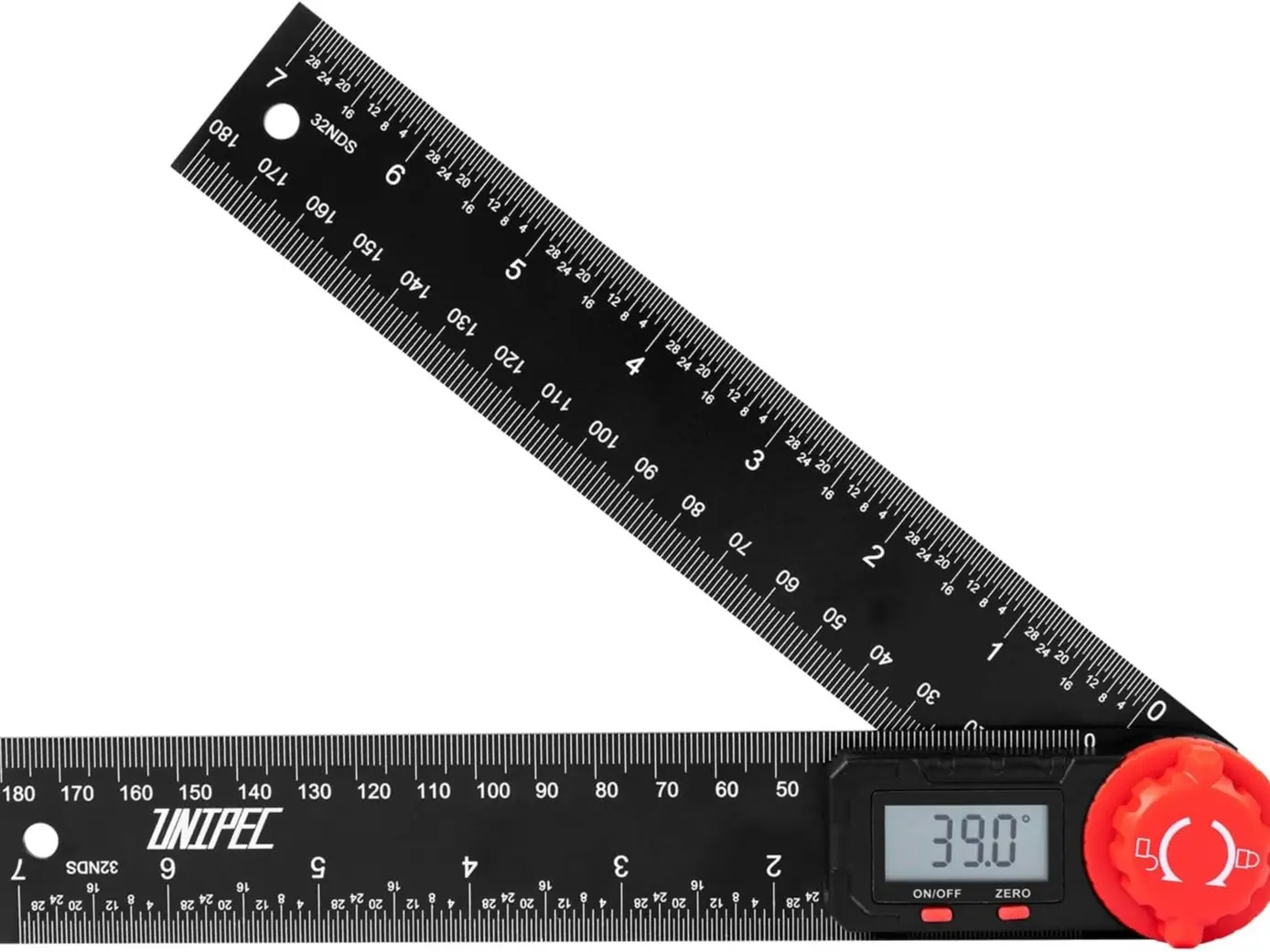 Digital Angle Finder Protractor - 7in (200mm) Hand Measuring Tool for Woodworking, DIY Projects