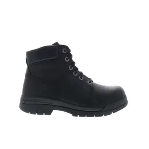 Wolverine Marquette 6" Steel Toe EH Slip Resistant Mens Black Wide Work Boots