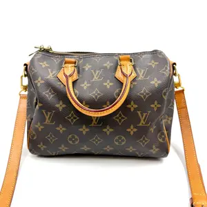 Pre-owned Louis Vuitton AS SHOWN Clutches & Wristlets HZ 4604 Monogram Speedy Bandouliere handbag 26.05.22