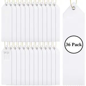 36Pcs/Set Blank Award Ribbons DIY Medal Prize Ribbons with Attached Card and Rope for Competitions Sports Events 1st,2nd,3rd Place,Halloween Christmas Party Gifts,Hand Tools Kits