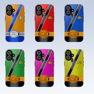 Power Rangers Samurai Phone Case | Ranger Morpher Armor Design for iPhone 16 Pro Max 15 Plus 14 Pro 13 12 11 XS Max etc Shockproof Superhero Anime Protection Durable Polycarbonate TPU