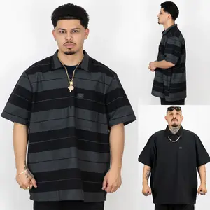 FB County Men's Short Sleeve Checker Zip Shirt