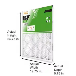 20 in. x 25 in. x 1 in. Standard Pleated Furnace Air Filter FPR 5, MERV 8 (3-Pack) Air Purifier