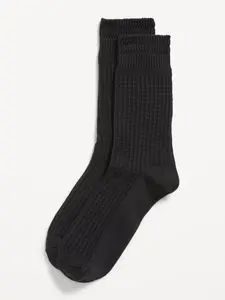 Old Navy Men's Waffle Crew Socks for Men