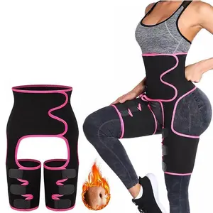 3 in 1 Adjustable Waist Trainer, 1 Count Women's Waist Trainer, Leg Trimmer, Home Gym Fitness Equipment, Workout Equipment for Women, Shapewear, Fitness Shapewear Belt