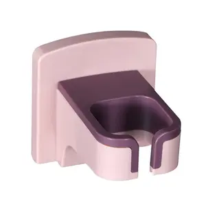 Hair Dryer Storage Rack Wall Mount Hair Dryer Holder Easy Install No Drill for Home