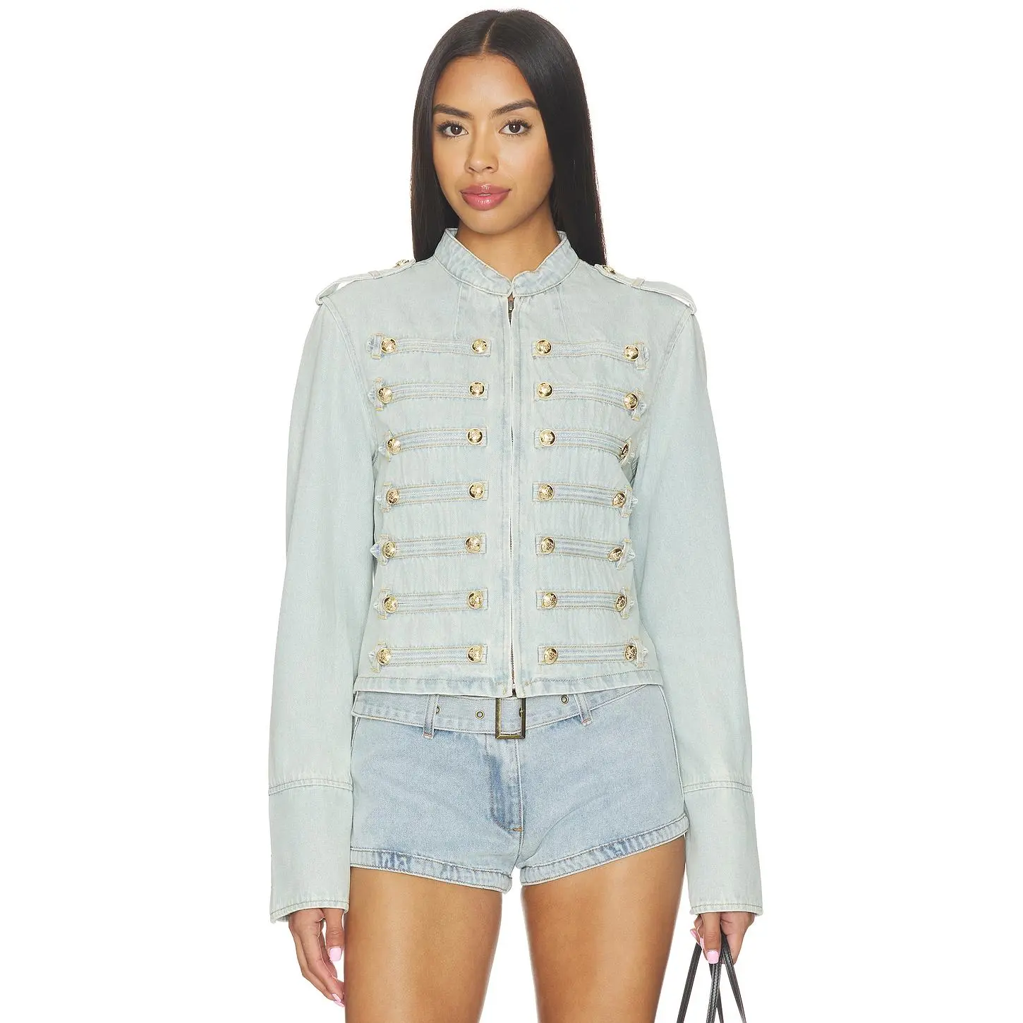 LIONESS Rush Hour Jacket in Light Denim