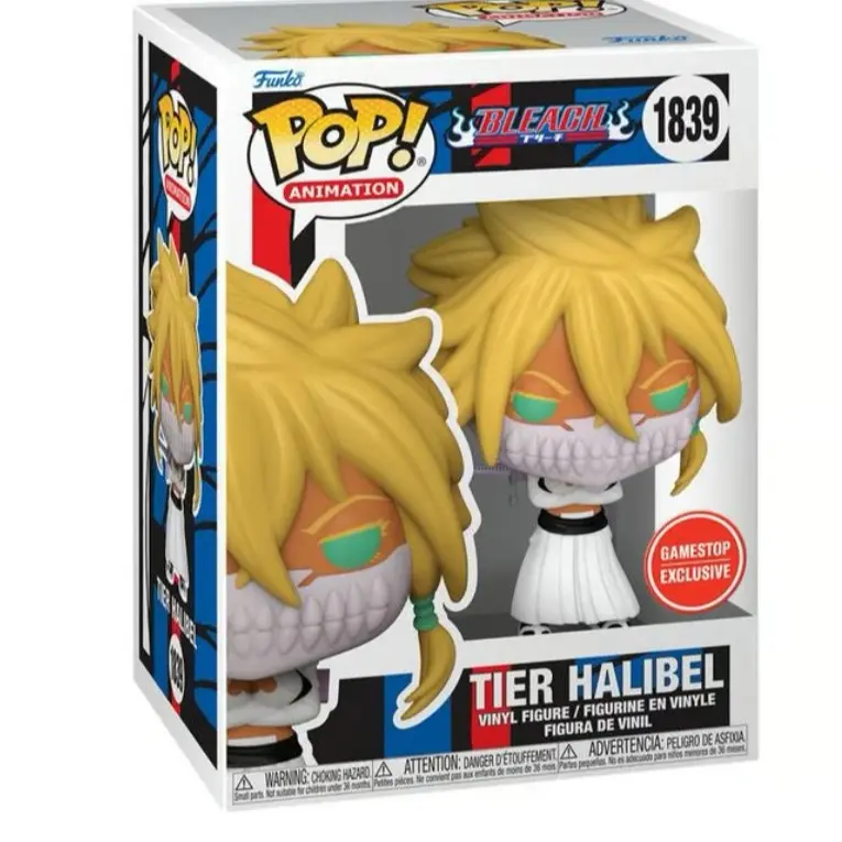 Funko Vinyl Figure - Bleach Series Tier Halibel Anime Character, GameStop Exclusive Limited Edition #1839 Premium Authentic Collectibles Figurine, New