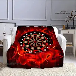3D dart target printing blanket Fashion warm blanket flange home travel birthday gift throw