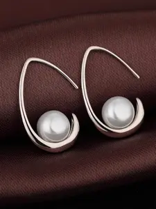 Faux Pearl Decorated Fashion Dangle Earrings, Elegant Jewelry for Party, Daily Clothing Decor for Girl, Trendy All-match & Exquisite Jewelry for Birthday Gift, High Quality Earrings