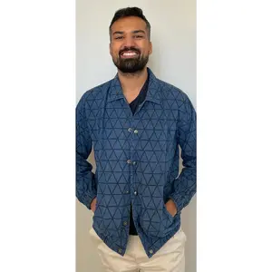 Indigo Bomber Jacket