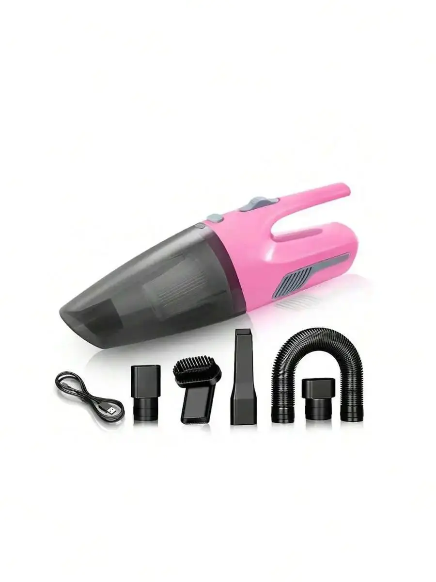 Wireless Pink High Suction Vacuum Cleaner