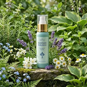 Herlayra ActivGrow Scalp Serum – Supports Stronger, Fuller-Looking Hair – Lightweight & Non-Greasy Daily Serum for Hair Density – 2.6 fl oz, Paraben & Silicone Free