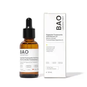 BAO Laboratory 3%Tranexamic Acid Serum with Provitamin B5/Hyaluronic Acid – Soothing Hydrating & Radiant Skin Formula Moisture Skincare Hypoallergenic Nourishing Moisturizing Skin Repair