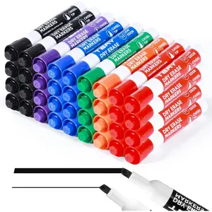 Dry-Erase Markers - 36 Counts, Chisel Tip Whiteboard Markers for Office/School Supplies, Low Odor, 6 Assorted Colors